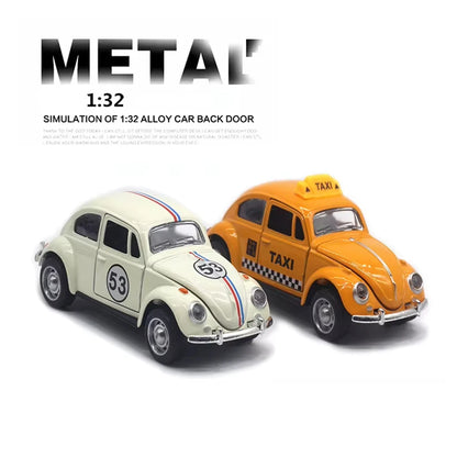 1:32 Vintage Die-Cast Pull-Back Racing Car – Collectible Toy