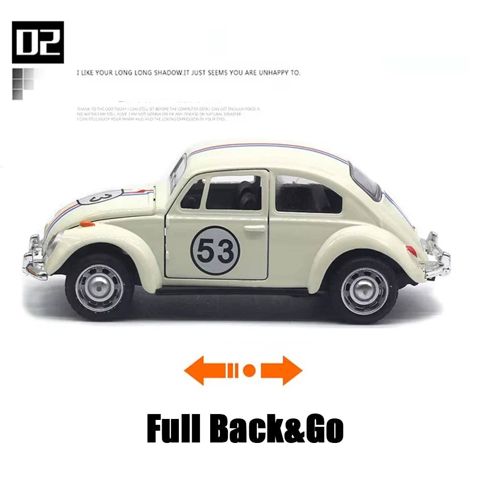 1:32 Vintage Die-Cast Pull-Back Racing Car – Collectible Toy
